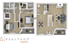 2 Bedroom/2 Bath Townhouse